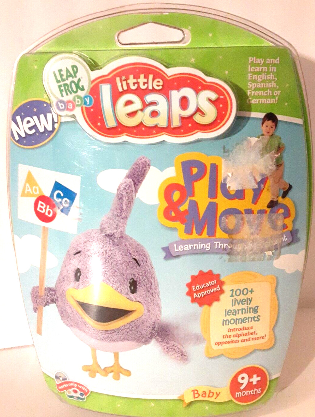 Leap Frog Baby Little Leaps Play & Move Learning Alphabet Opposites Motor Skills