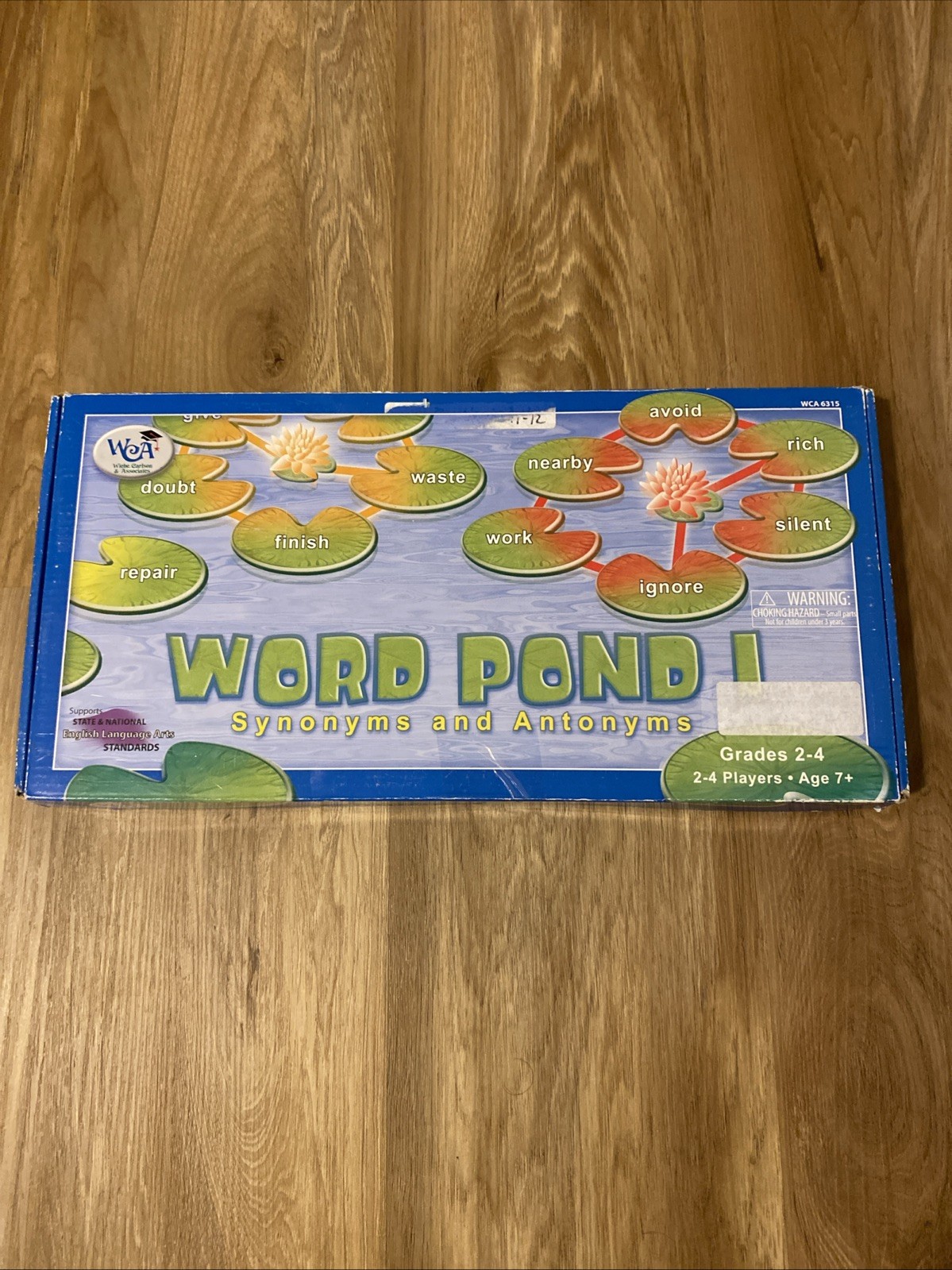 Word Pond I Synonyms & Antonyms Board Game Complete Grades 2-4 WCA
