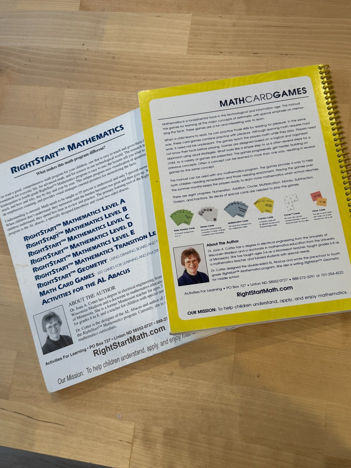 RightStart Math Card Games Set + BONUS Manipulatives