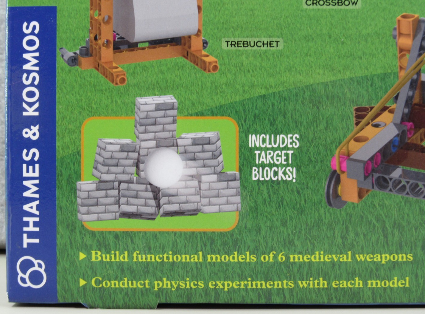 CATAPULT ENGINEERING 6-in-1 Kit Build Medieval Weapons STEM Thames Kosmos NEW!