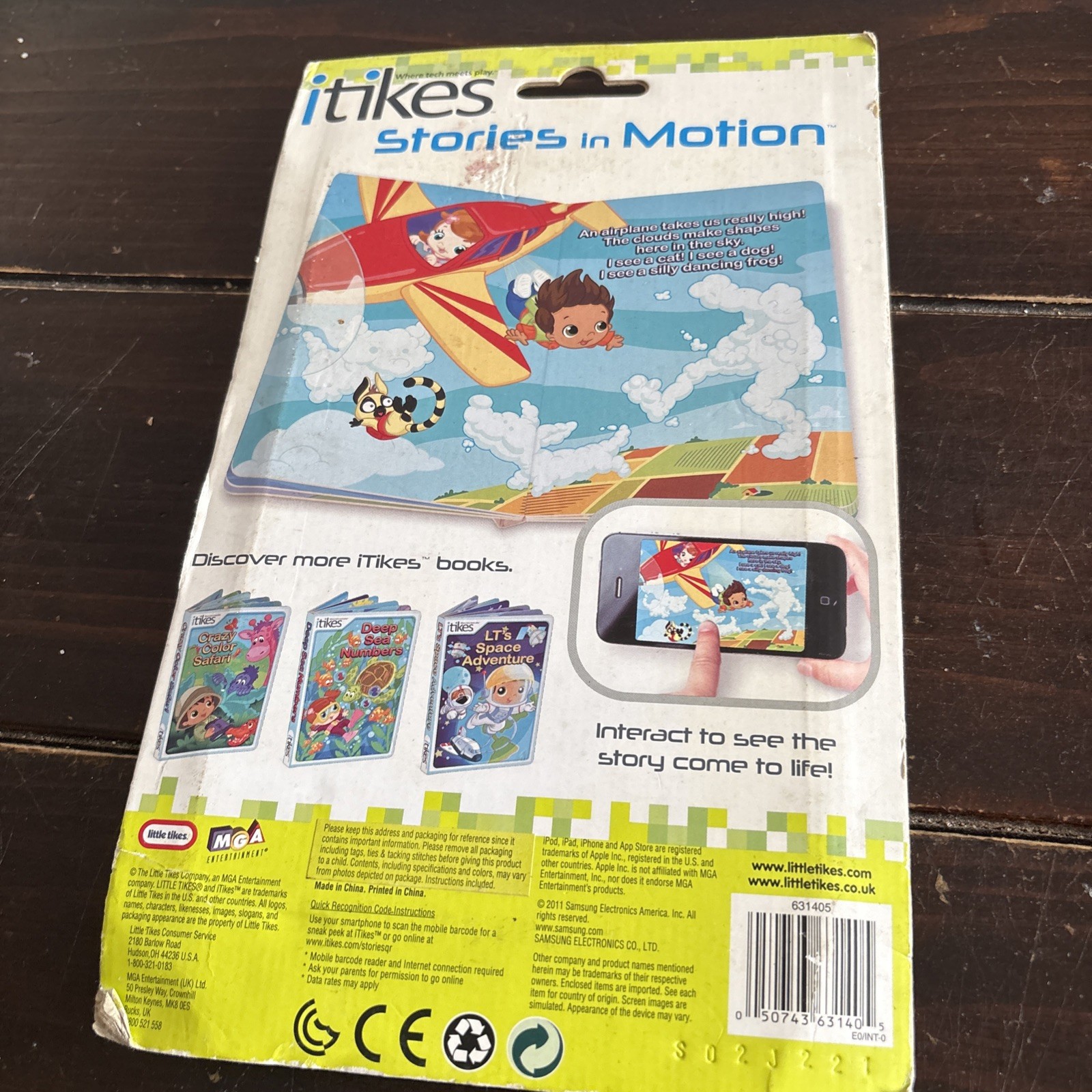 ITIKES ANIMATED STORIES IN MOTION GAME BOOK