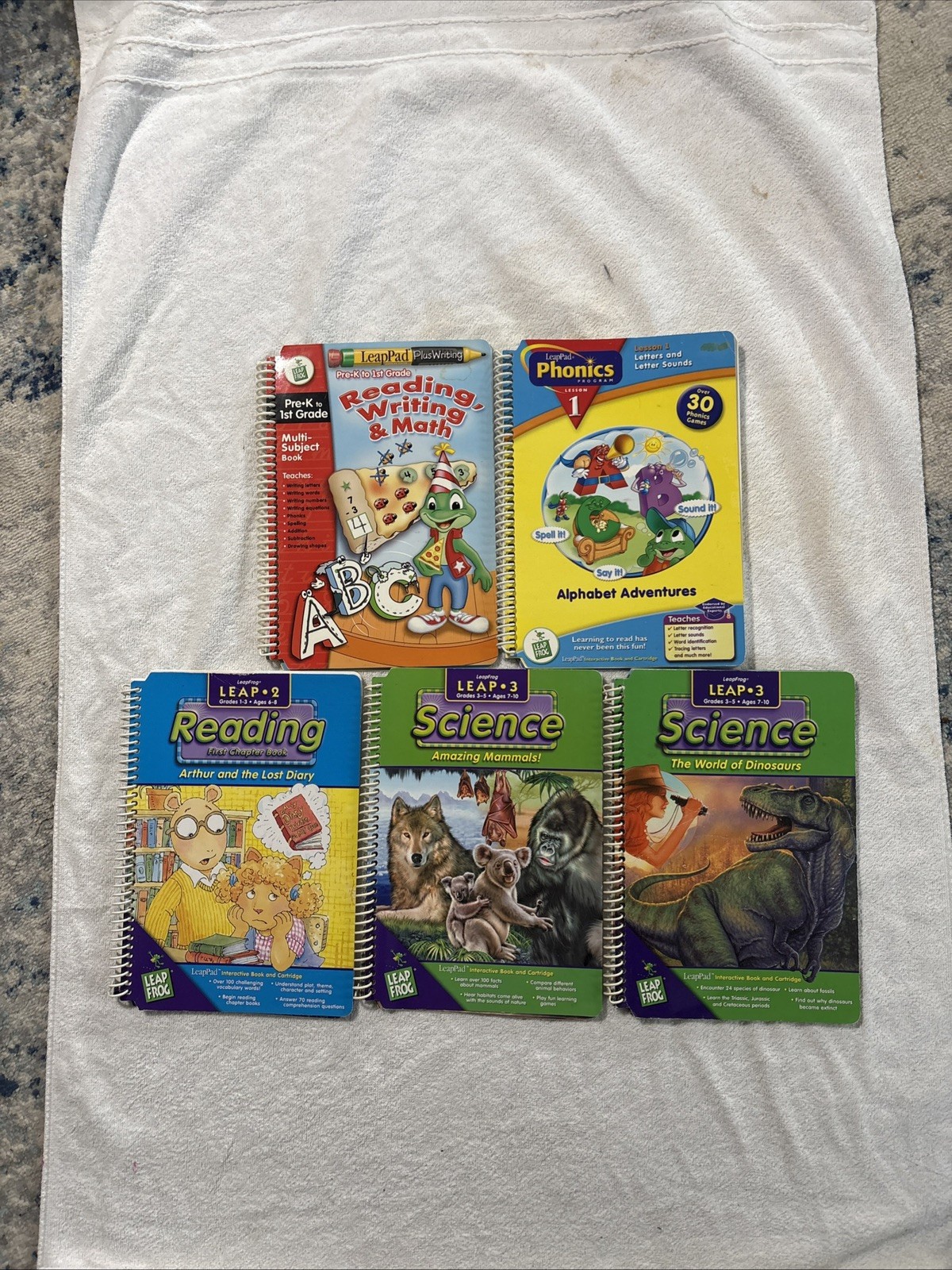 LeapFrog LeapPad Book Lot of 5 Books only Read Description for Book Titles