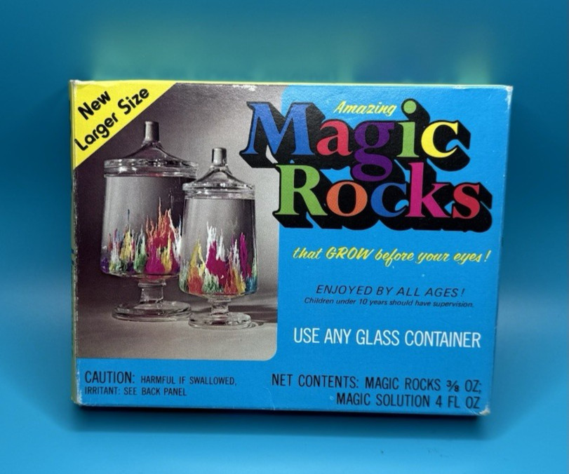 Vintage NOS 1976 Magic Rocks Made In The USA w/Original Box