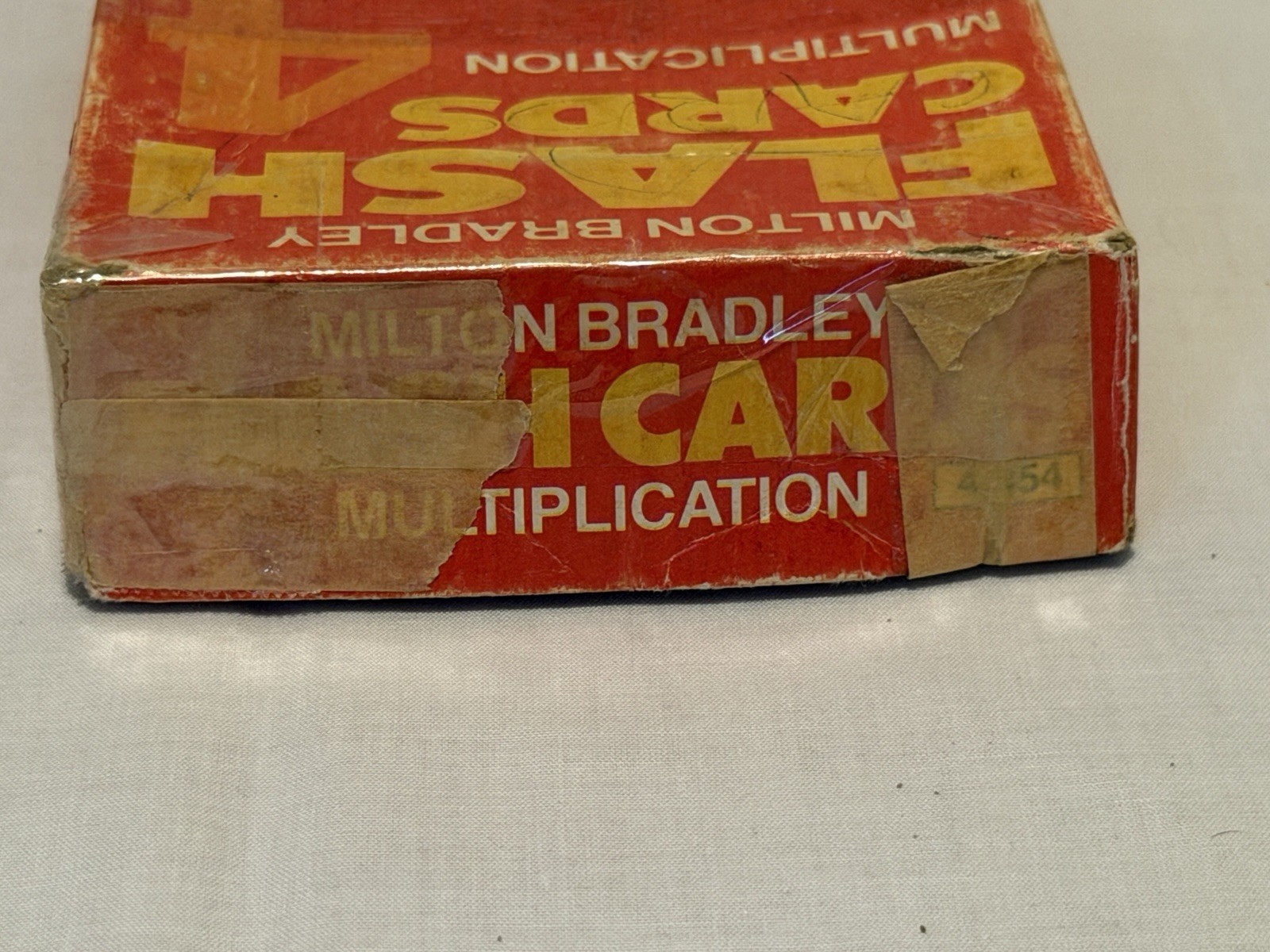 (4) Vintage 1962 and 1963 Milton Bradley Flash Cards Grades 2 thru 6