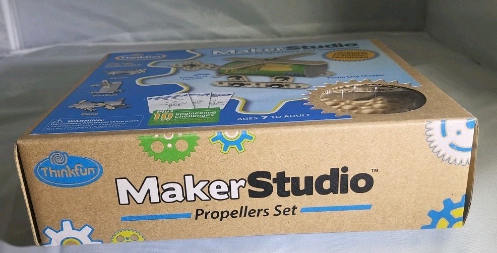 Engineering Set STEM Builds 4 Items and 10 challenge cards Maker Studio NIB