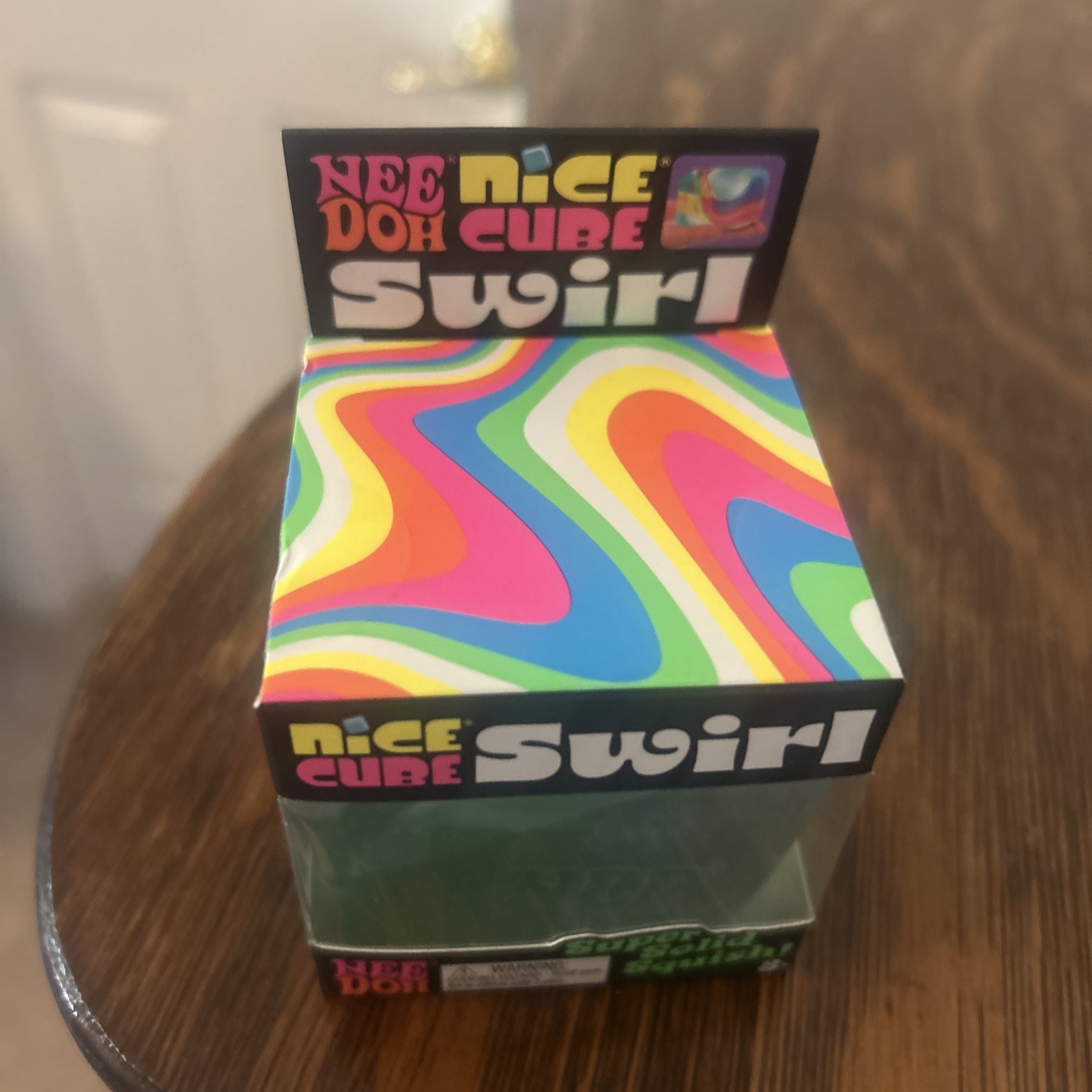 NEW NeeDoh Nice Cube SWIRL Squishy Sealed
