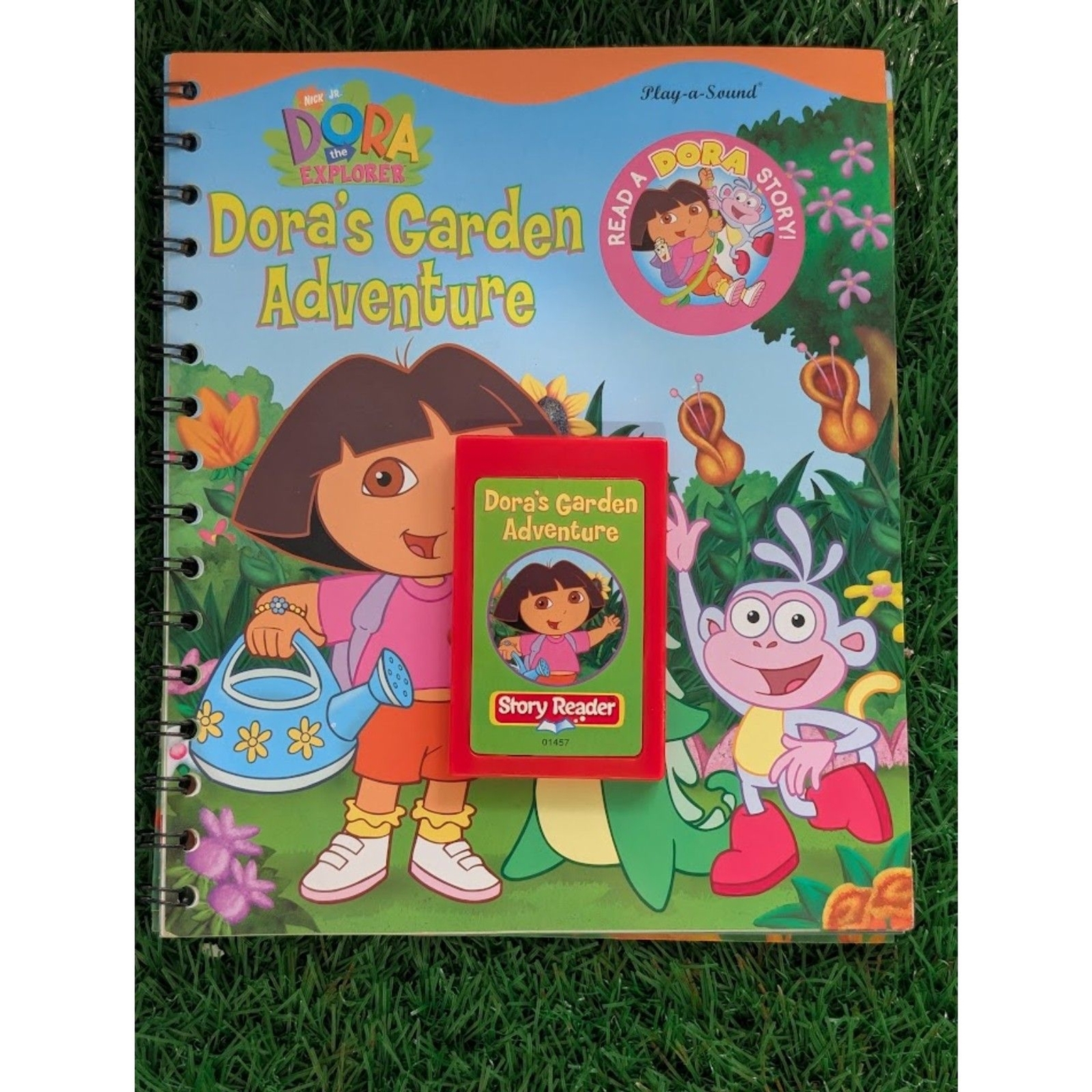 Children’s Red Story Reader System Bundle w/ 17 Books & Cartridges