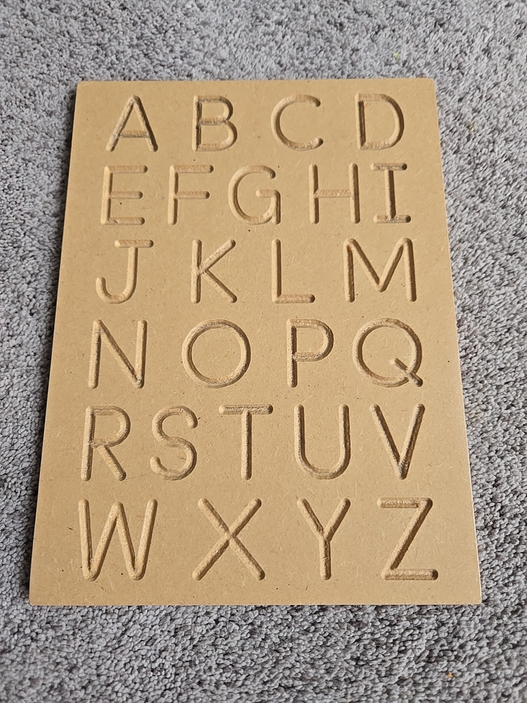 Learn To Write And Letters Wooden Tracing Board