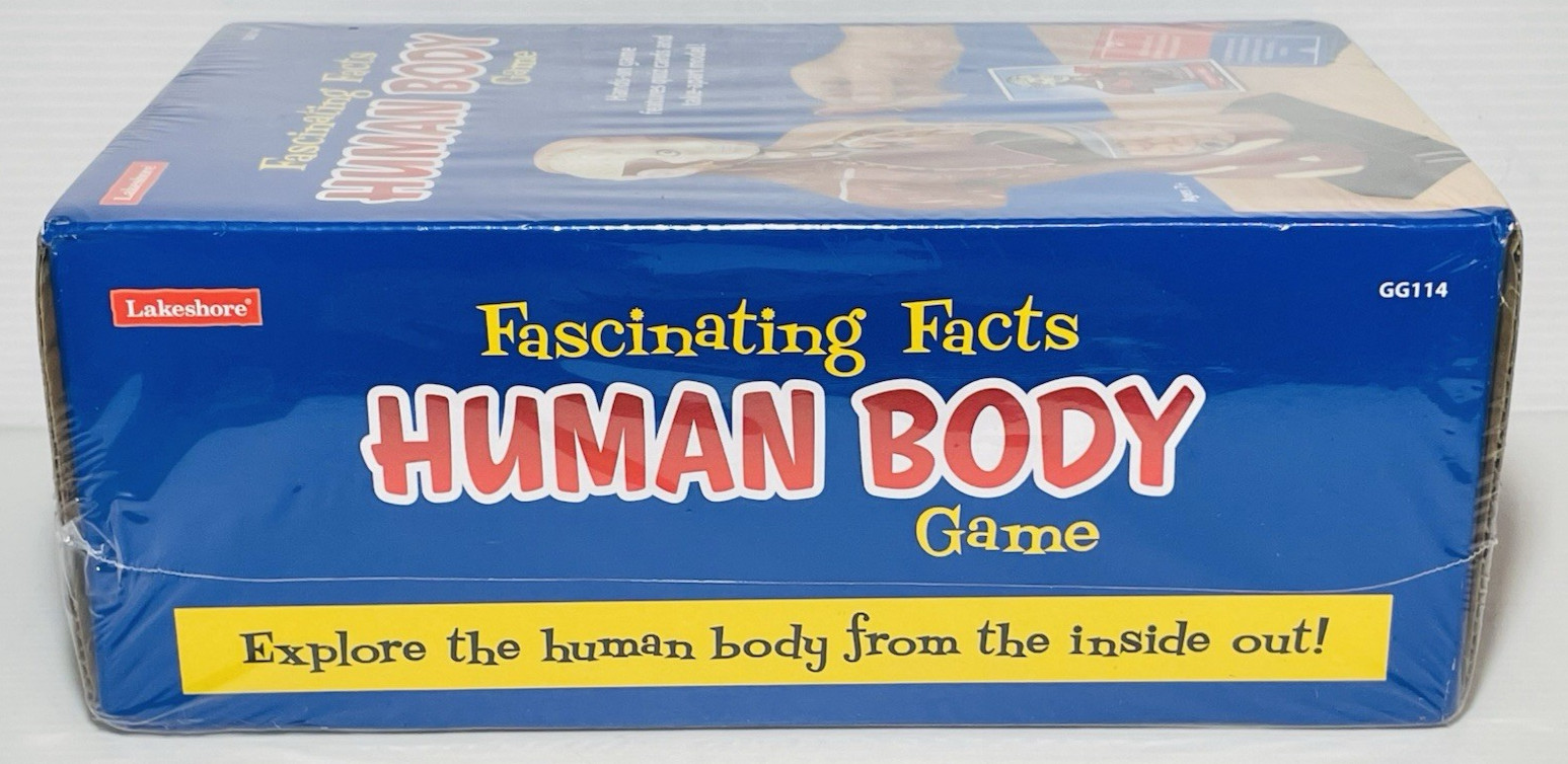 Lakeshore Fascinating Facts Human Body Game Learning Quiz Card Game NEW Sealed.