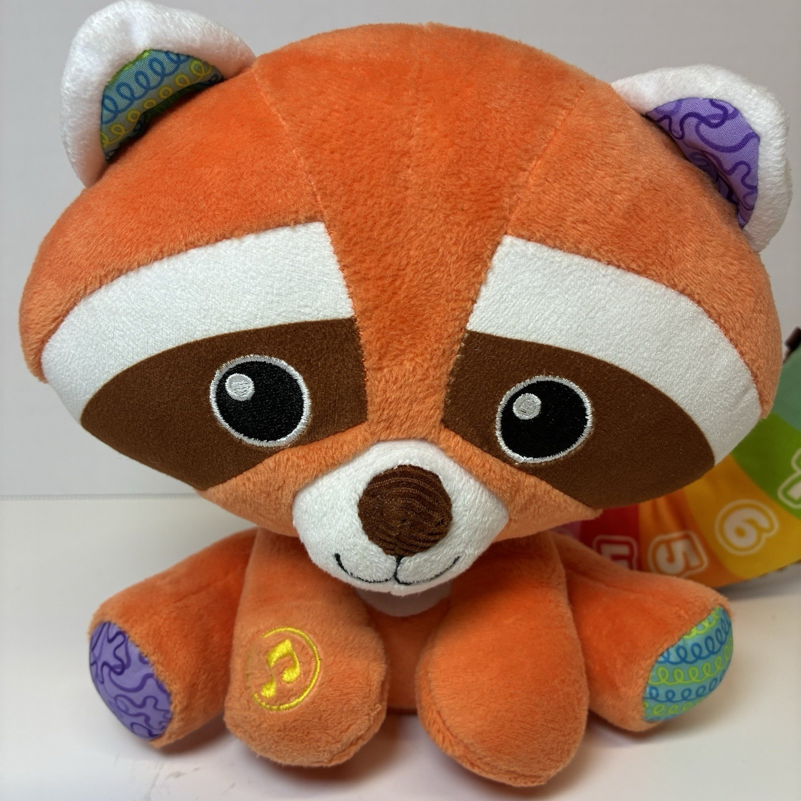 LeapFrog Colorful Counting Red Panda Interactive Plush Musical Learning Toy