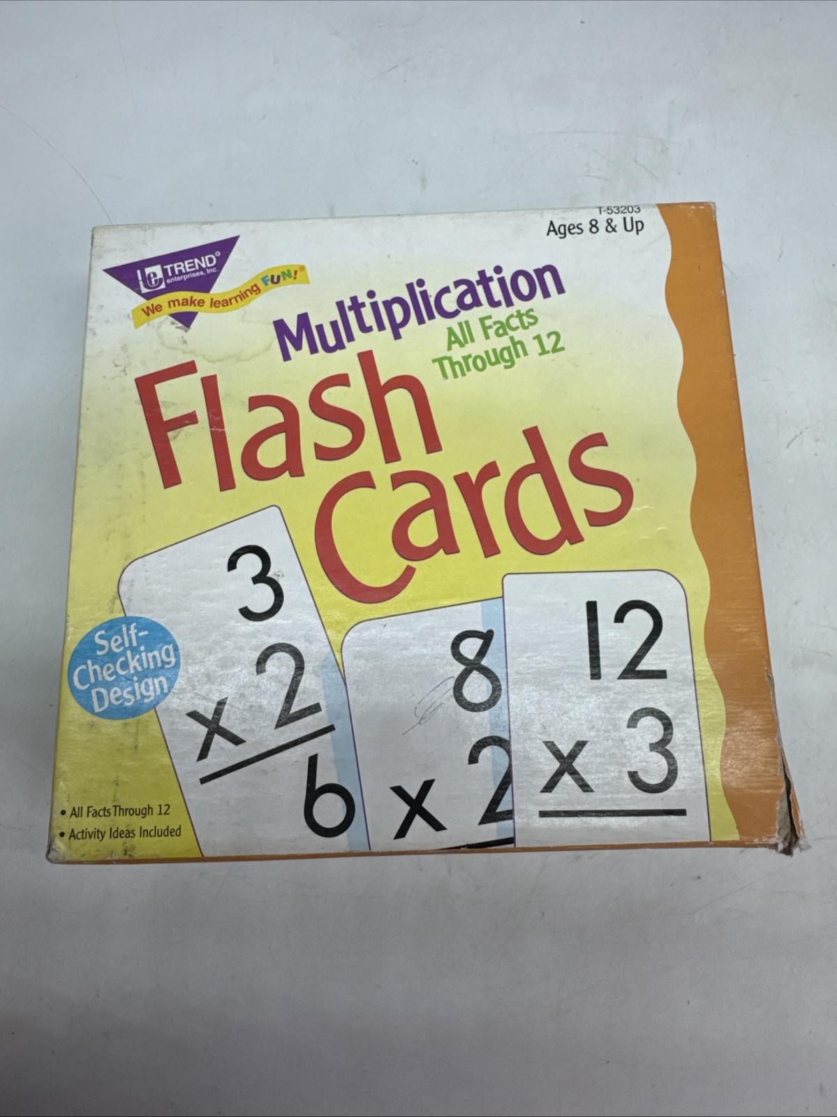 Multiplication Flash Cards Learning Math Mathematics Skills Trend Learning Card
