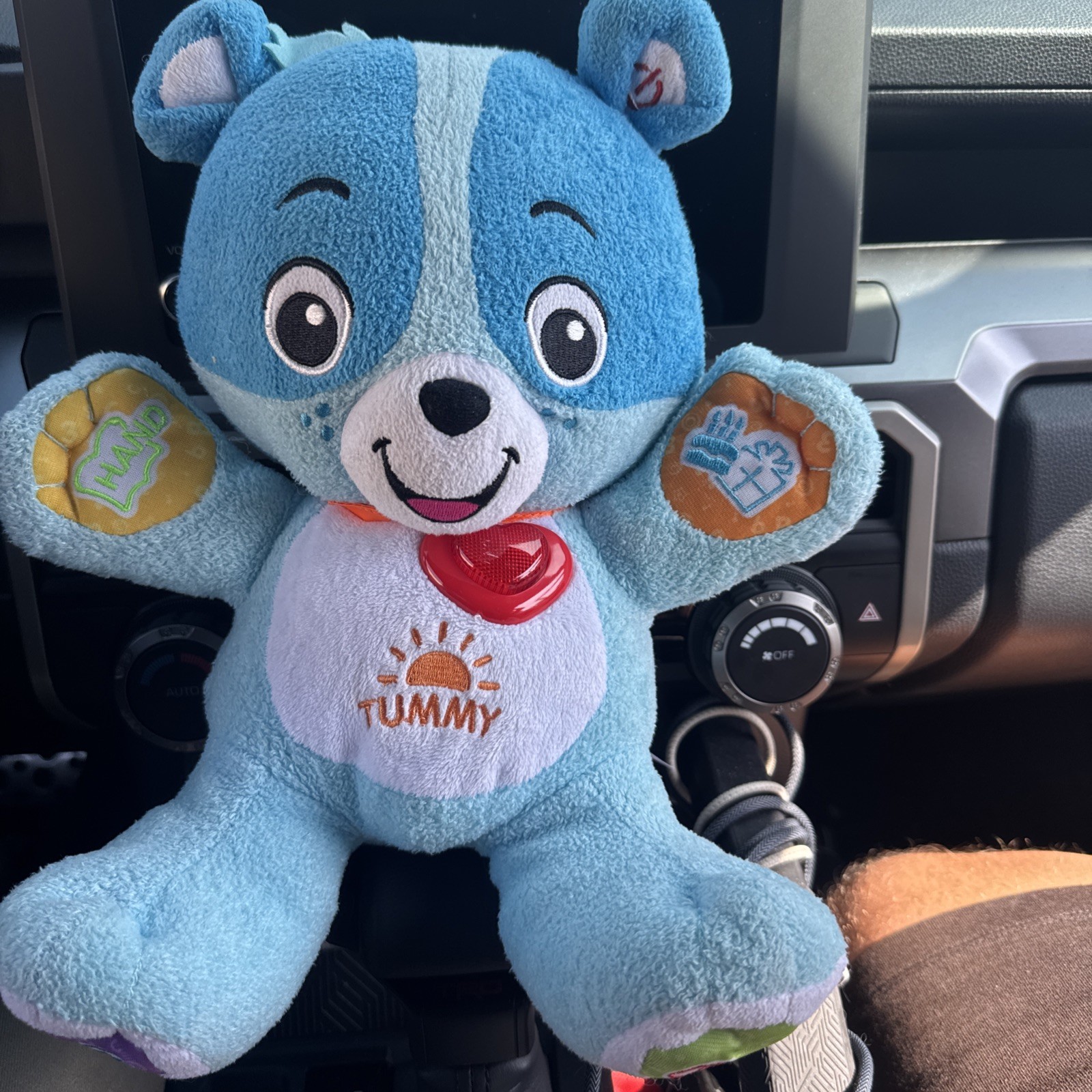 VTech Cody The Smart Cub Plush Bear Interactive Stuffed Blue Works / RARE HTF