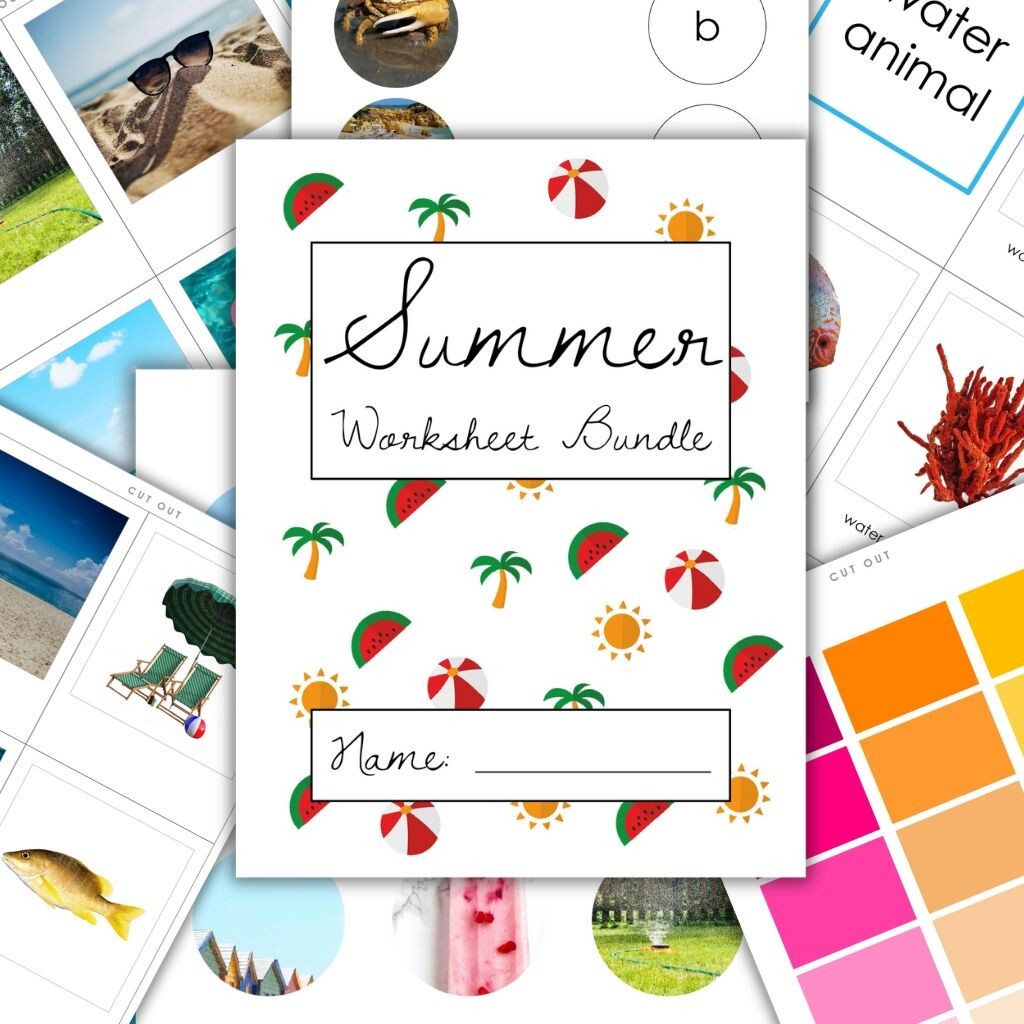 Summer Worksheet Bundle for Kids | Fun Printable Activities