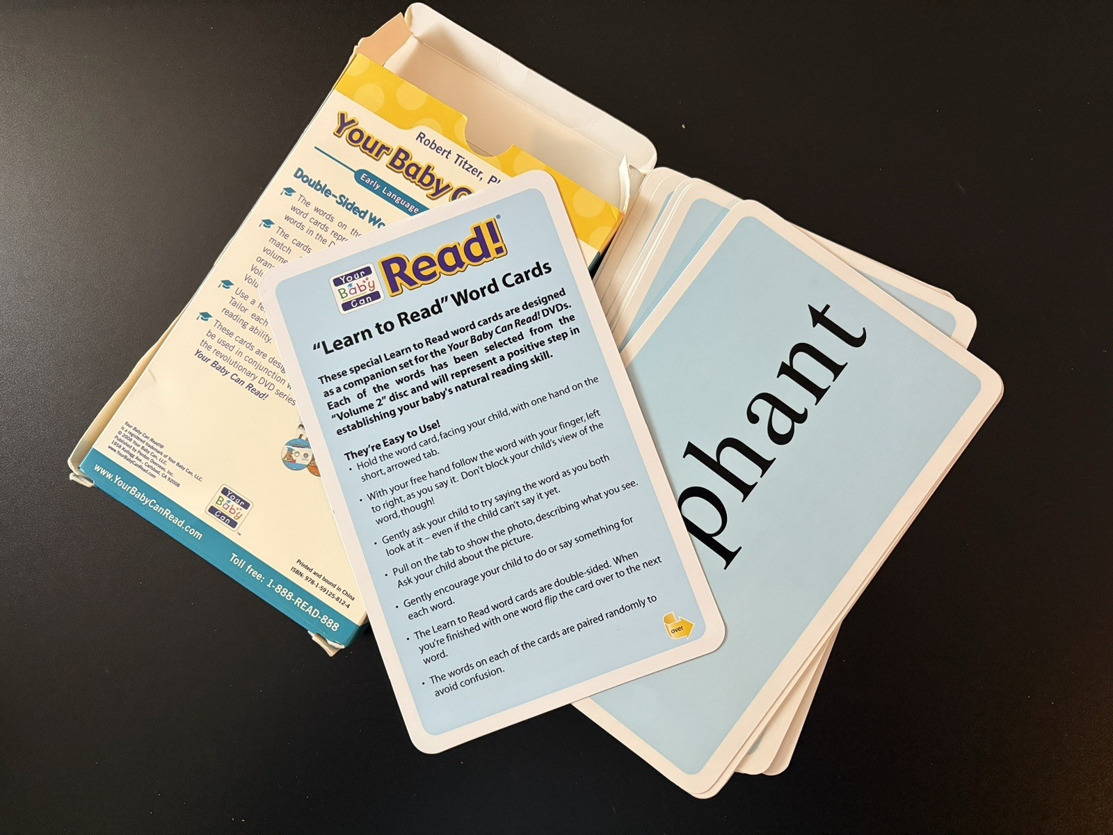 ROBERT TITZER PHD YOUR BABY CAN READ EARLY LANGUAGE DEVELOPMENT LOT CARDS BOOKS