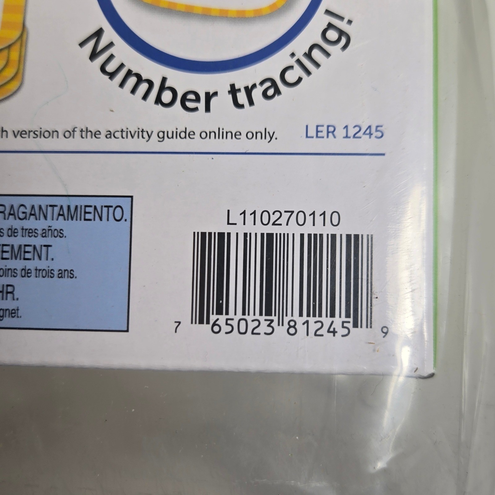 2 of Learning Resources preschool letters and preschool numbers