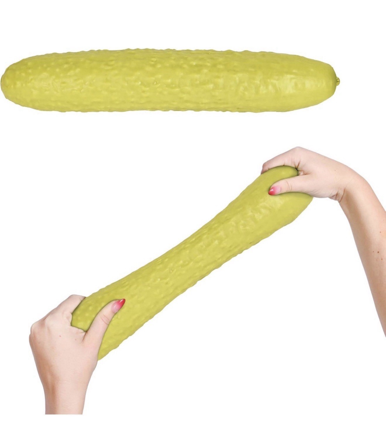 Toymendous 5 Below Squeezy Pickle Sensory Stress Relief Squeeze Toy Viral TikTok