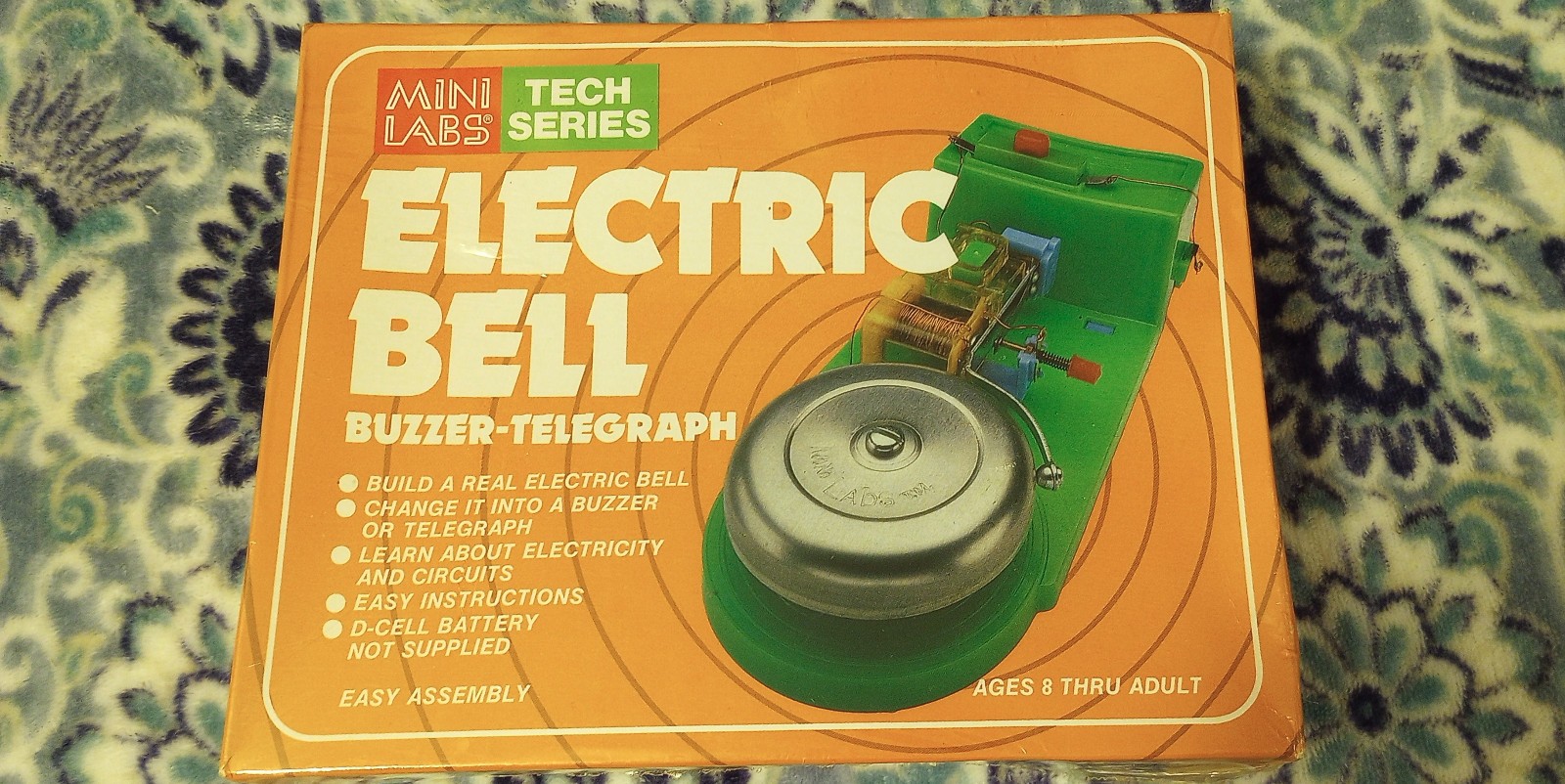 Vintage 1979 Mini Labs Tech “Electric Bell Buzzer- Telegraph” Educational New