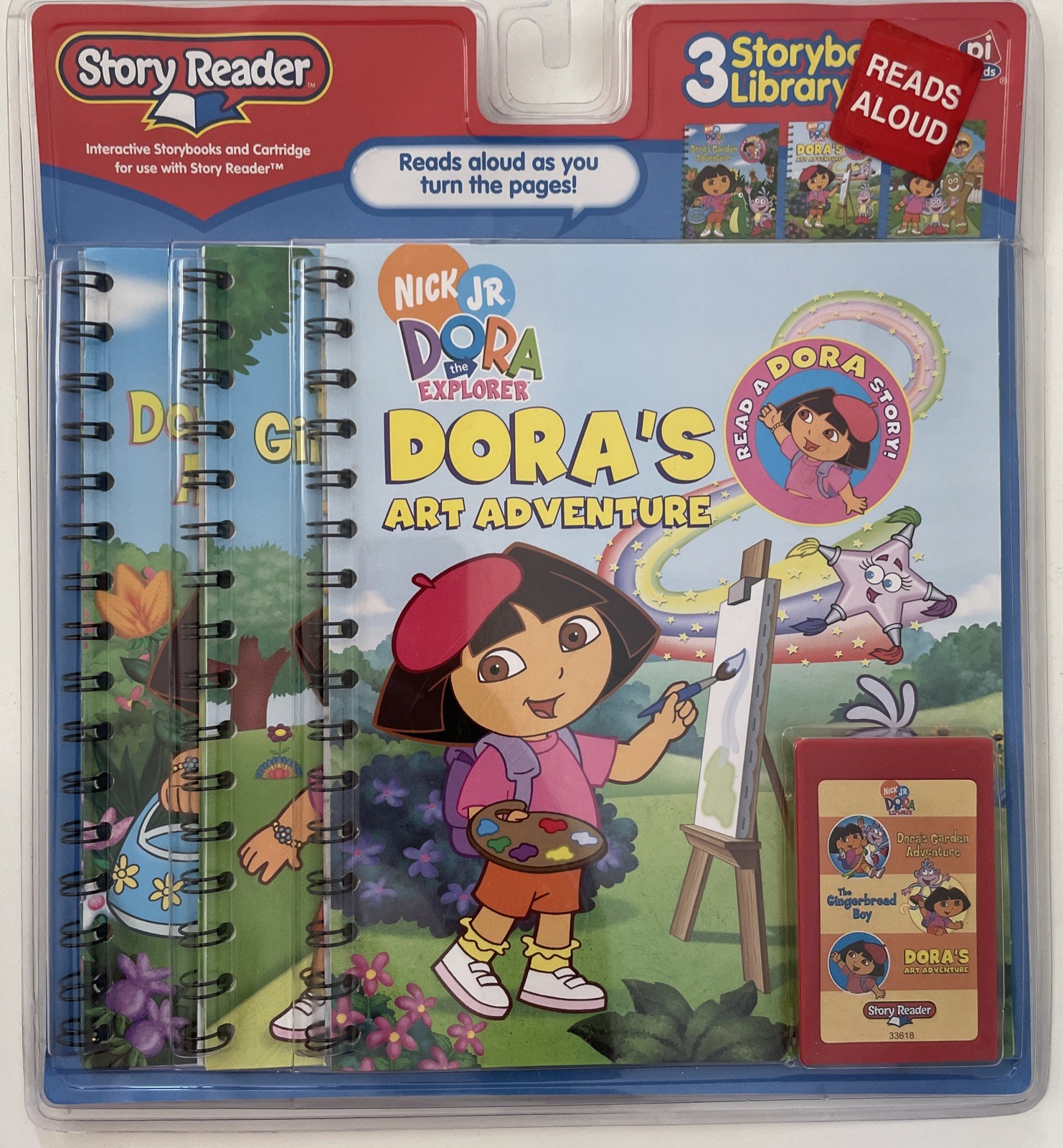 NEW Story Reader 3 Storybooks Dora The Explorer Nick Jr Art by PI Kids – Sealed
