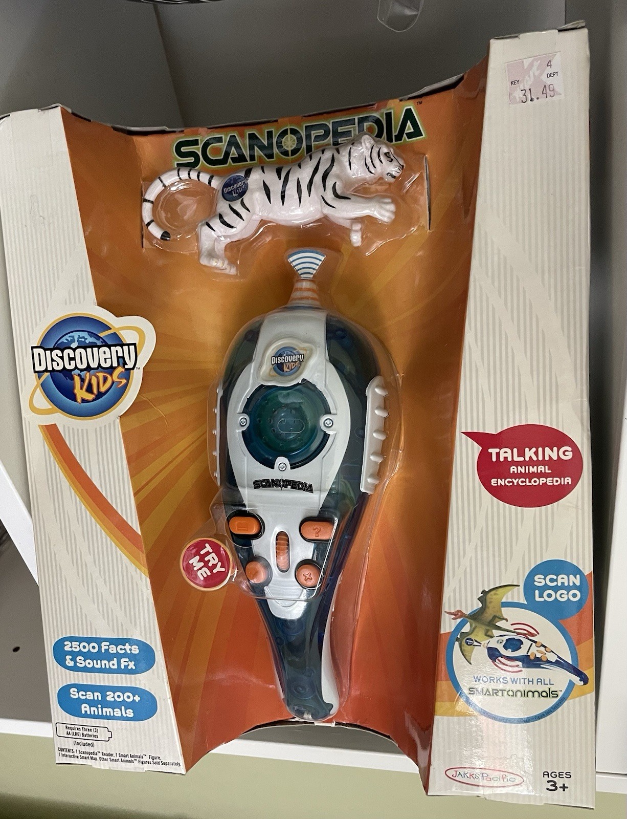 Discovery Kids Scanopedia Electronic Talking Animal Encyclopedia Learning System