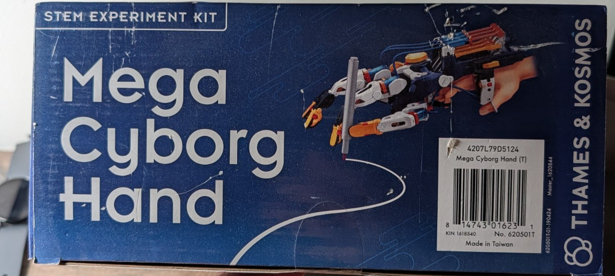 Mega Cyborg Hand STEM Experiment Kit | Build Your Own Giant Hydraulic Hand