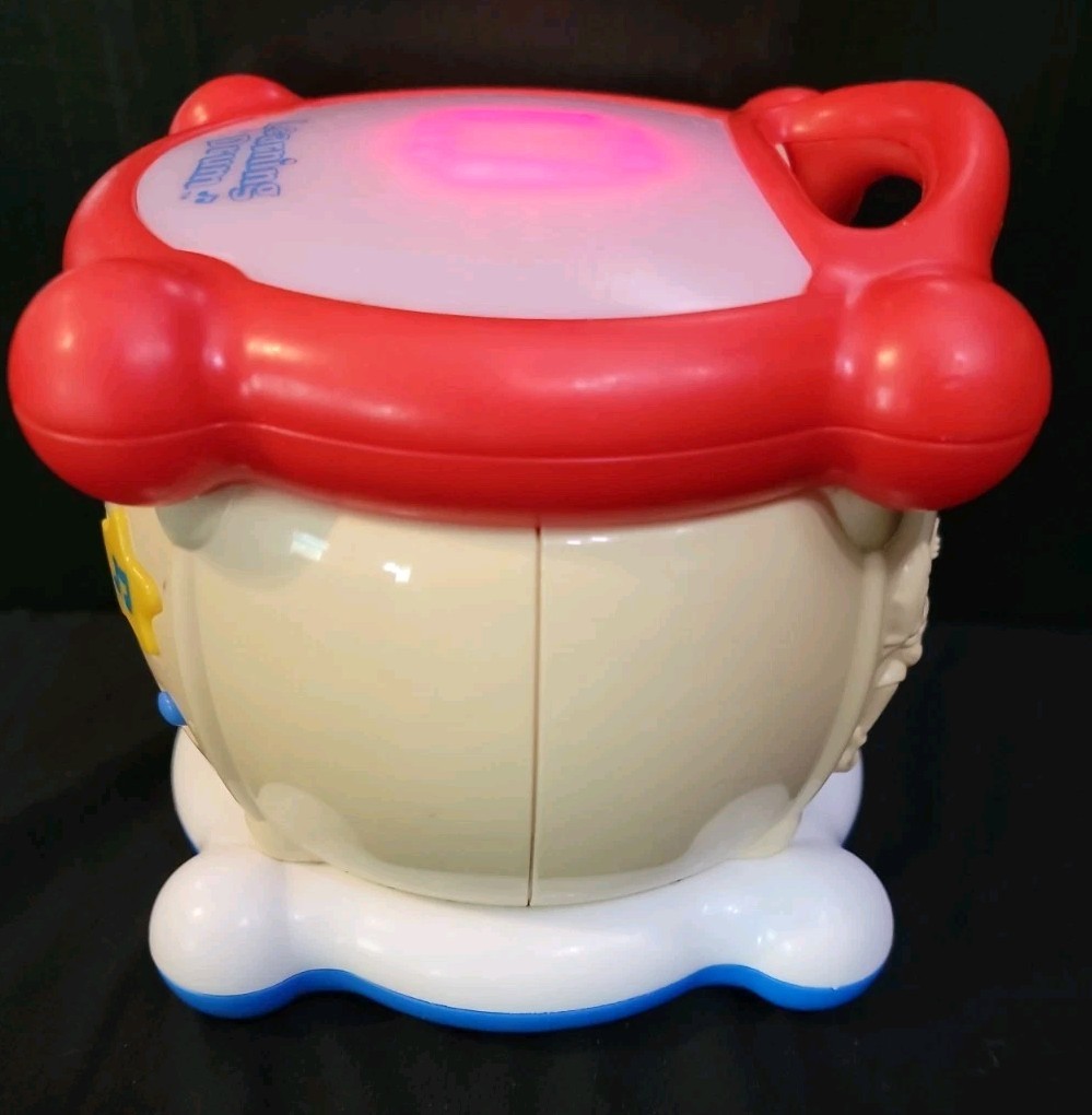 Leapfrog Learning Drum Educational Musical Lights Sounds ABC 123 Vintage 2001