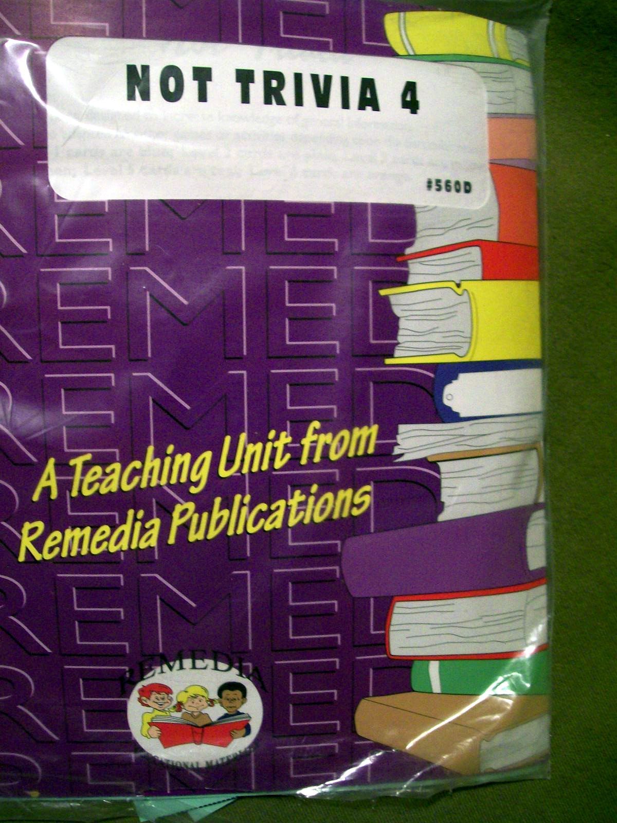 Remedia Educational Publications NOT TRIVIA 4 #560D