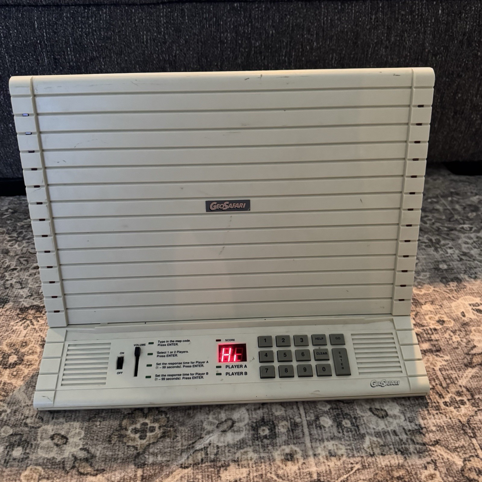 RARE Vintage GeoSafari EI-8700 Electronic Learning Game – Working