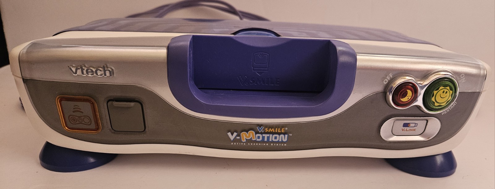 Vtech V.Smile V-Motion Active Learning Sy Console, Game, Controllers All Working