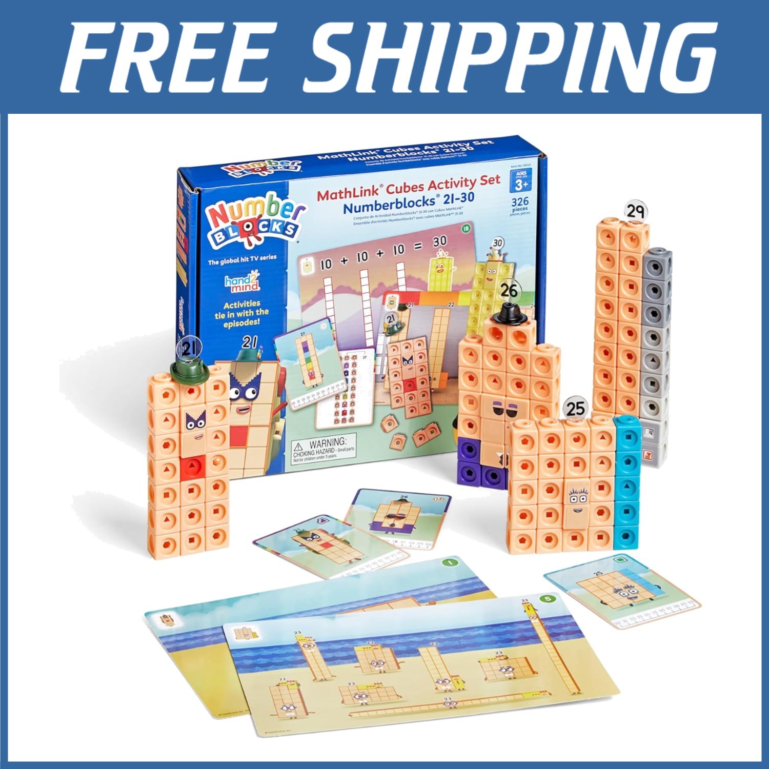 Official Numberblocks MathLink Cubes Set~-