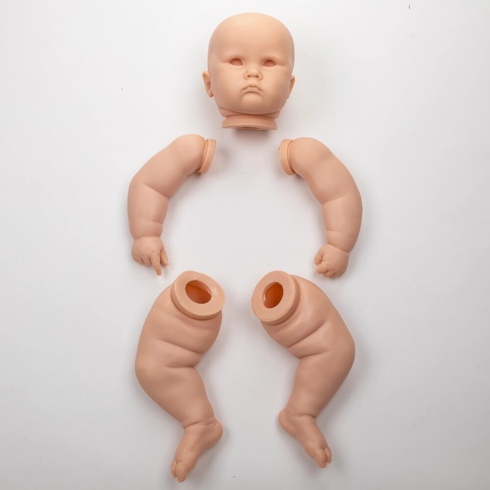 25″ Chubby Newborn Charlotte Fresh Reborn Baby Doll Kit Unassembled Parts w/ COA