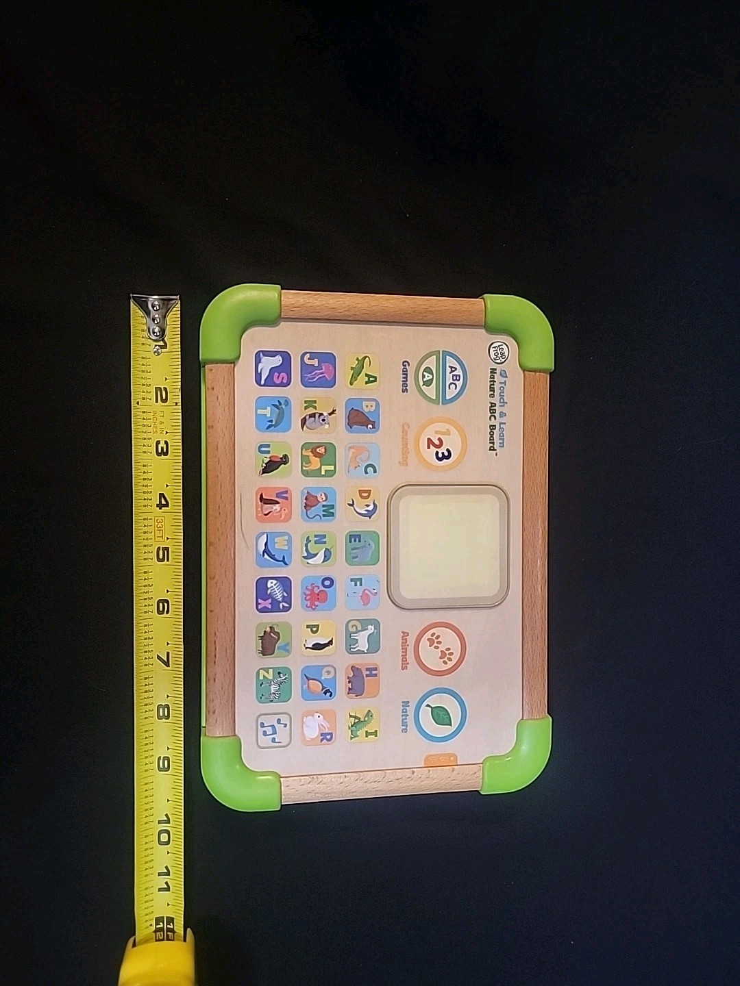 LeapFrog Touch & Learn Nature ABC Board Wooden “Tablet” & LED Screen Games &More