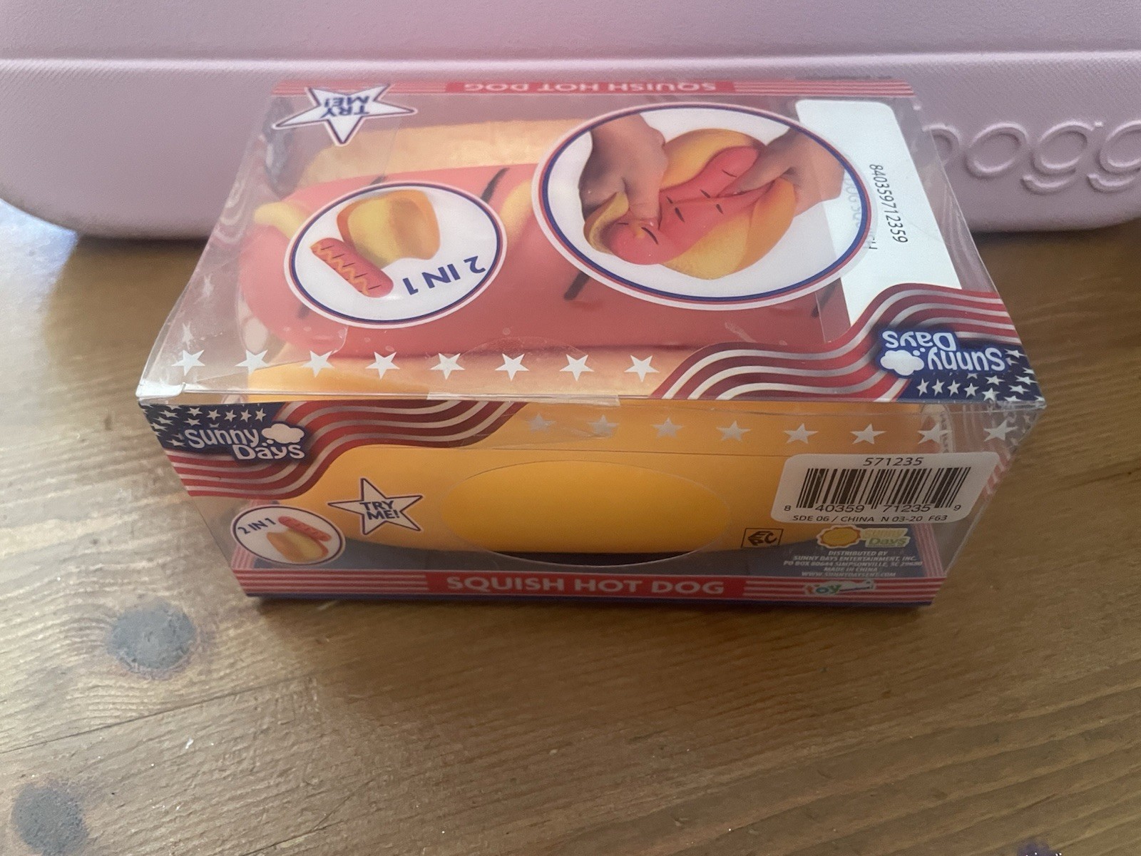 Sunny Days Squish Popsicle Hot Dog Ice Cream Sandwich Squeeze Toy