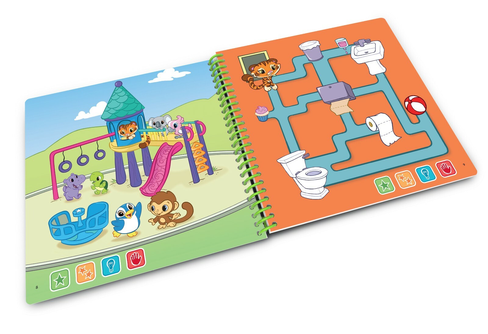 LeapFrog LeapStart Preschool Activity Book Daily Routines and Health & Wellness