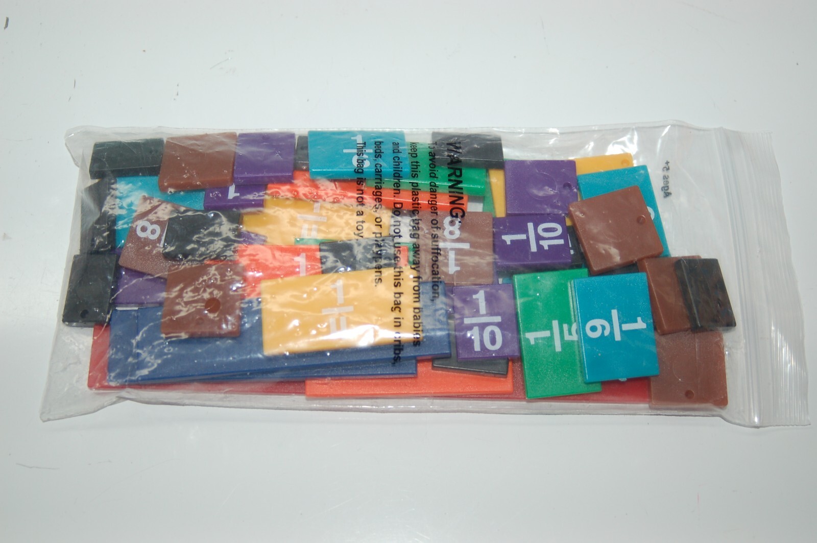 ETA hand2mind Fraction Tiles, Plastic Set/51 Item #4264HB Teaching Manipulative