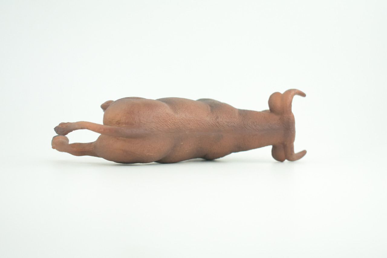 Spanish Fighting Bull Toy, Hand Painted Rubber Cow, 5 1/2 Inches CH936 BB206