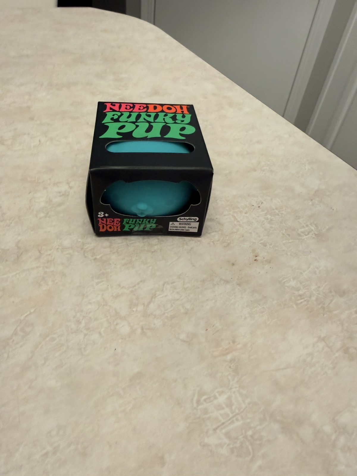 100% Authentic Needoh Funky Pup Dog Toy NIB Made By Schylling. TEAL