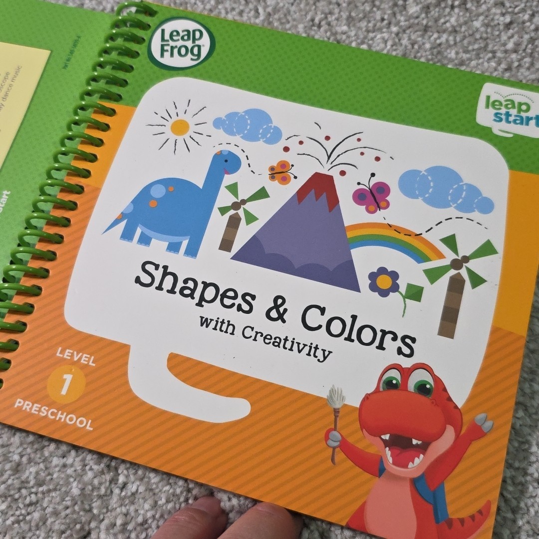 LeapFrog LeapStart Shapes & Colors With Creativity Book Preschool Level 1
