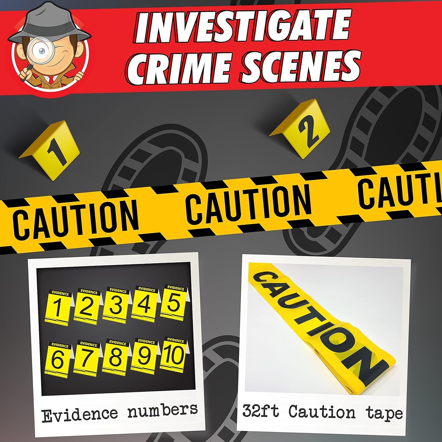 BLOONSY Spy Kit for Kids Detective Fingerprint Toys for 6 7 8 9 10 11 12 Year Ol