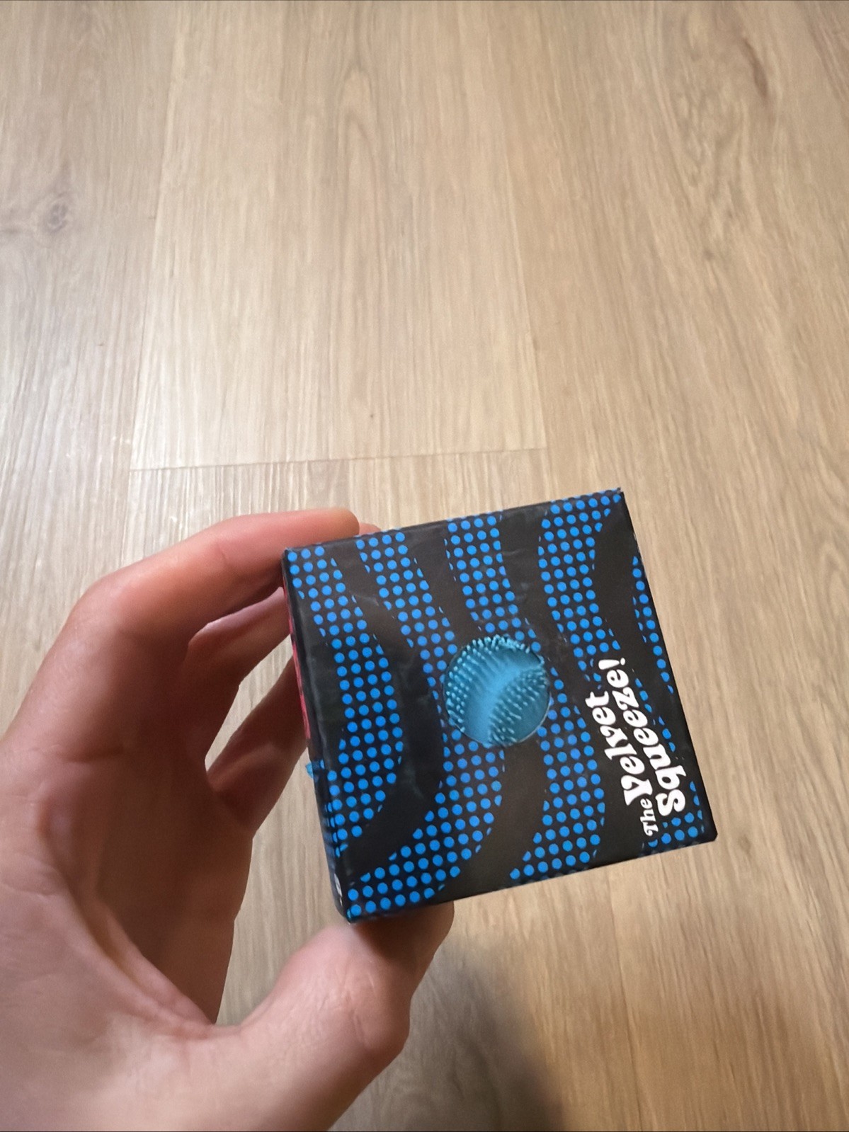 Blue Needoh FUZZ BALL WONDER WAVES Nee Doh Squish Stress Ball NEE-DOH Fuzzball