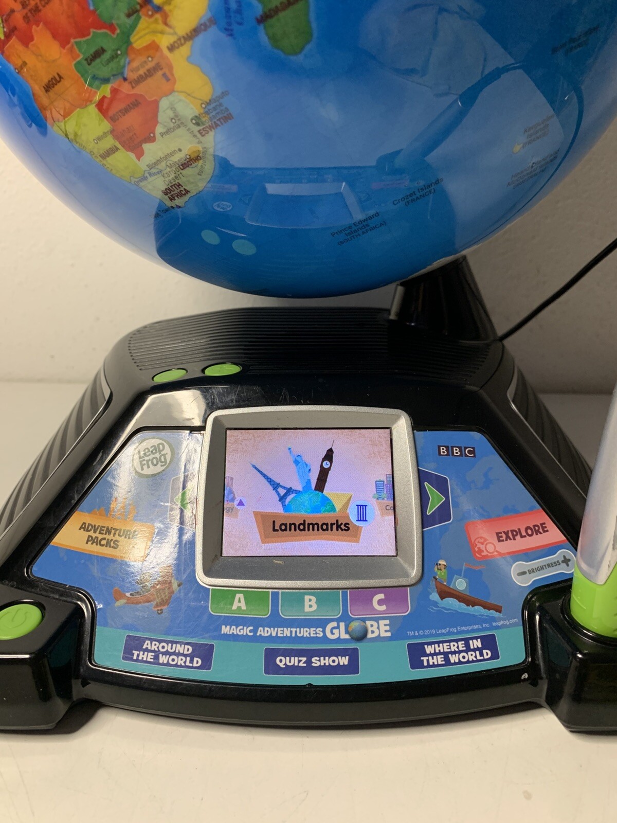 LeapFrog Magic Adventures Globe 2.8″ Screen BBC Videos Interactive Games Tested