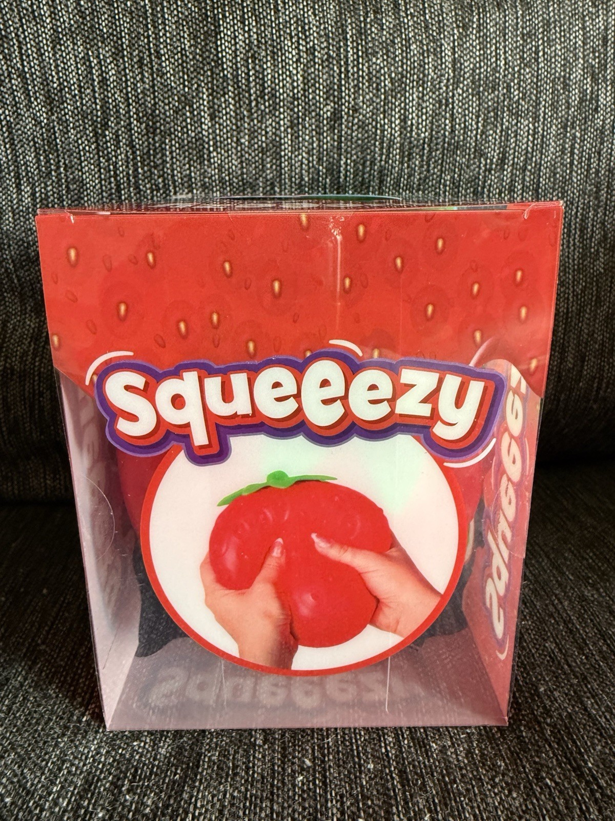 Sunny Days Jumbo Squeezy Strawberry Squishy Toy Stress Relief Sensory Fun