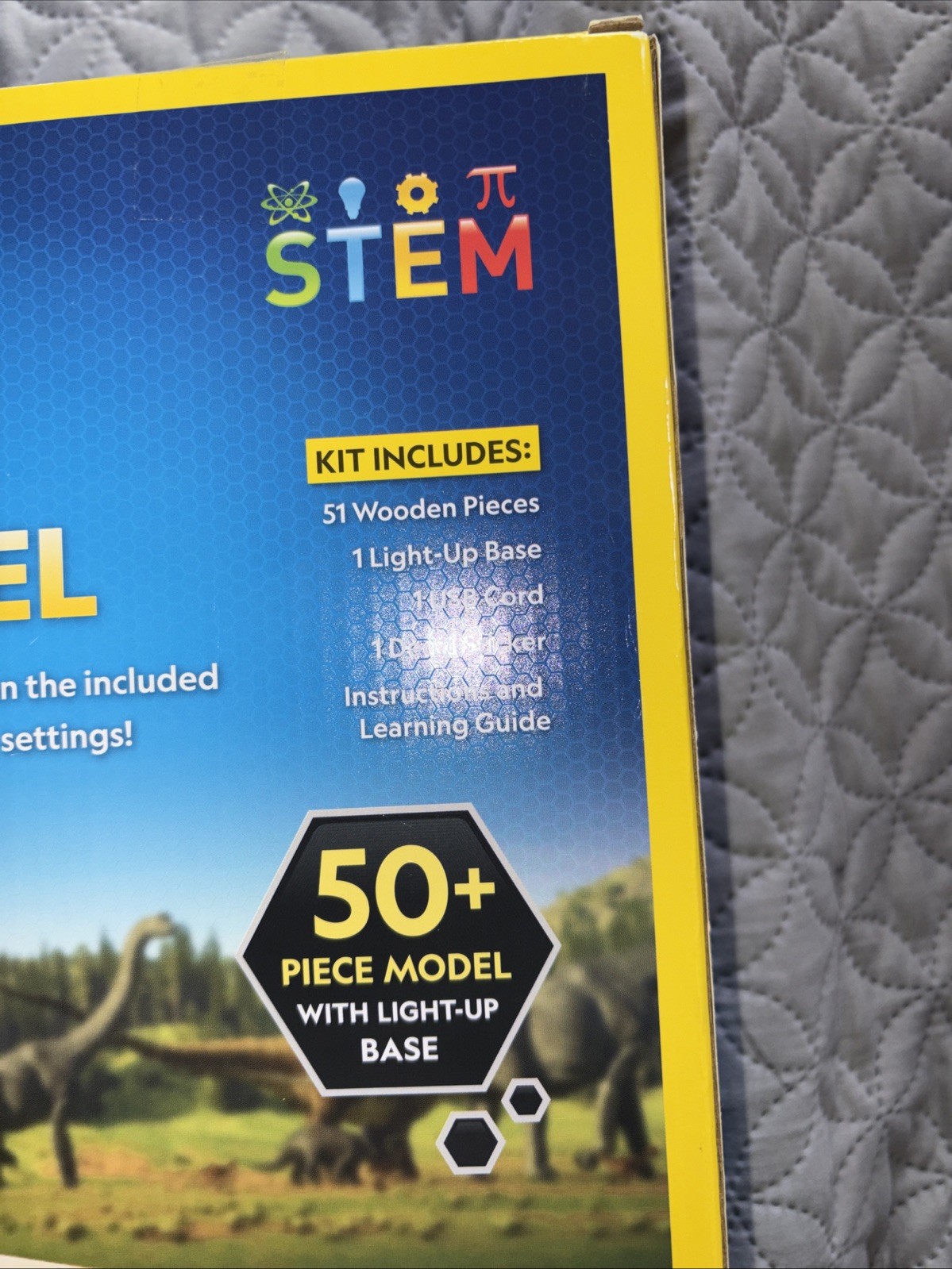 National Geographic Blue Marble STEM Motorized T. Rex Model That Moves Kit