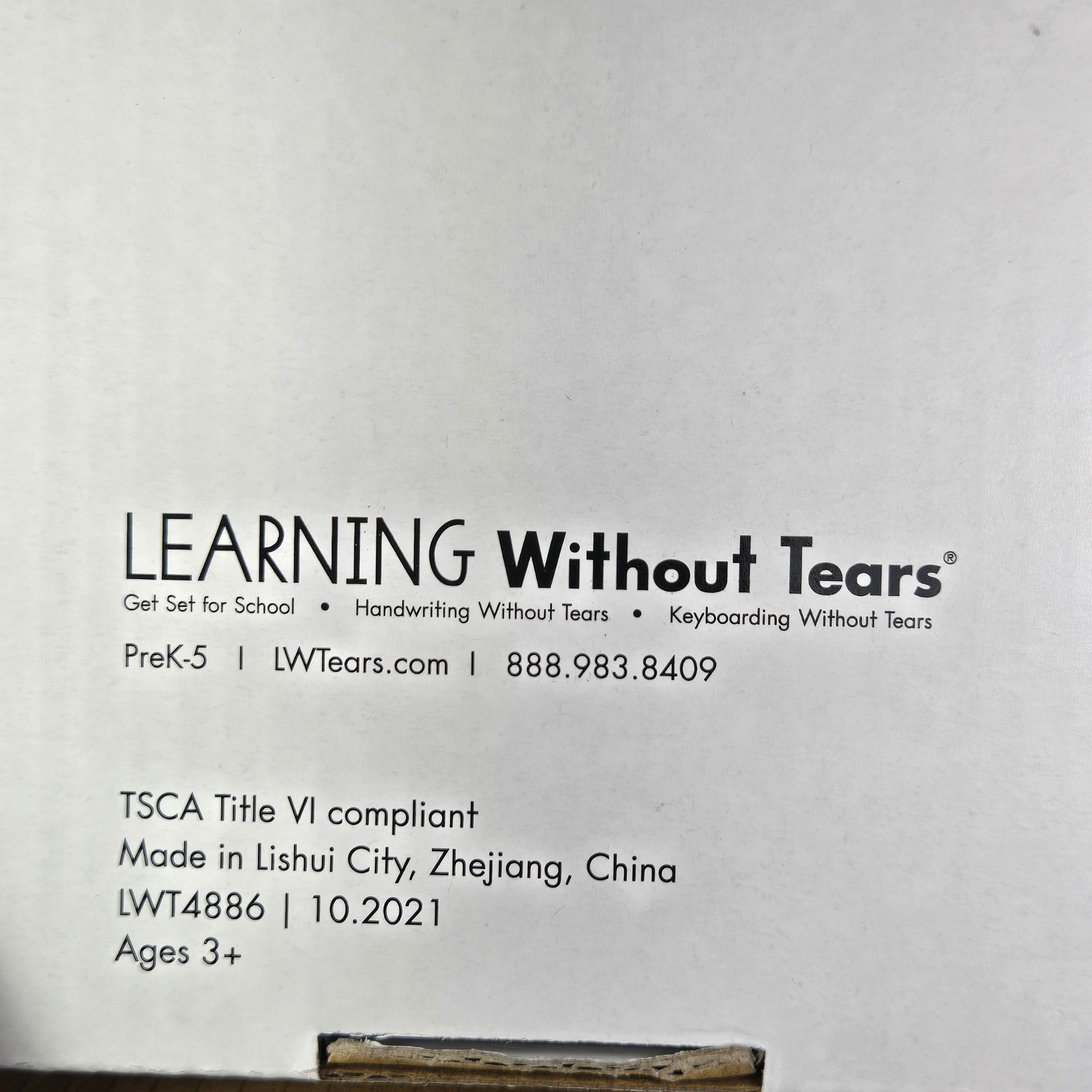 Learning Without Tears Wood Pieces Set for Capital Letters LWT4886 PreK-5 WP