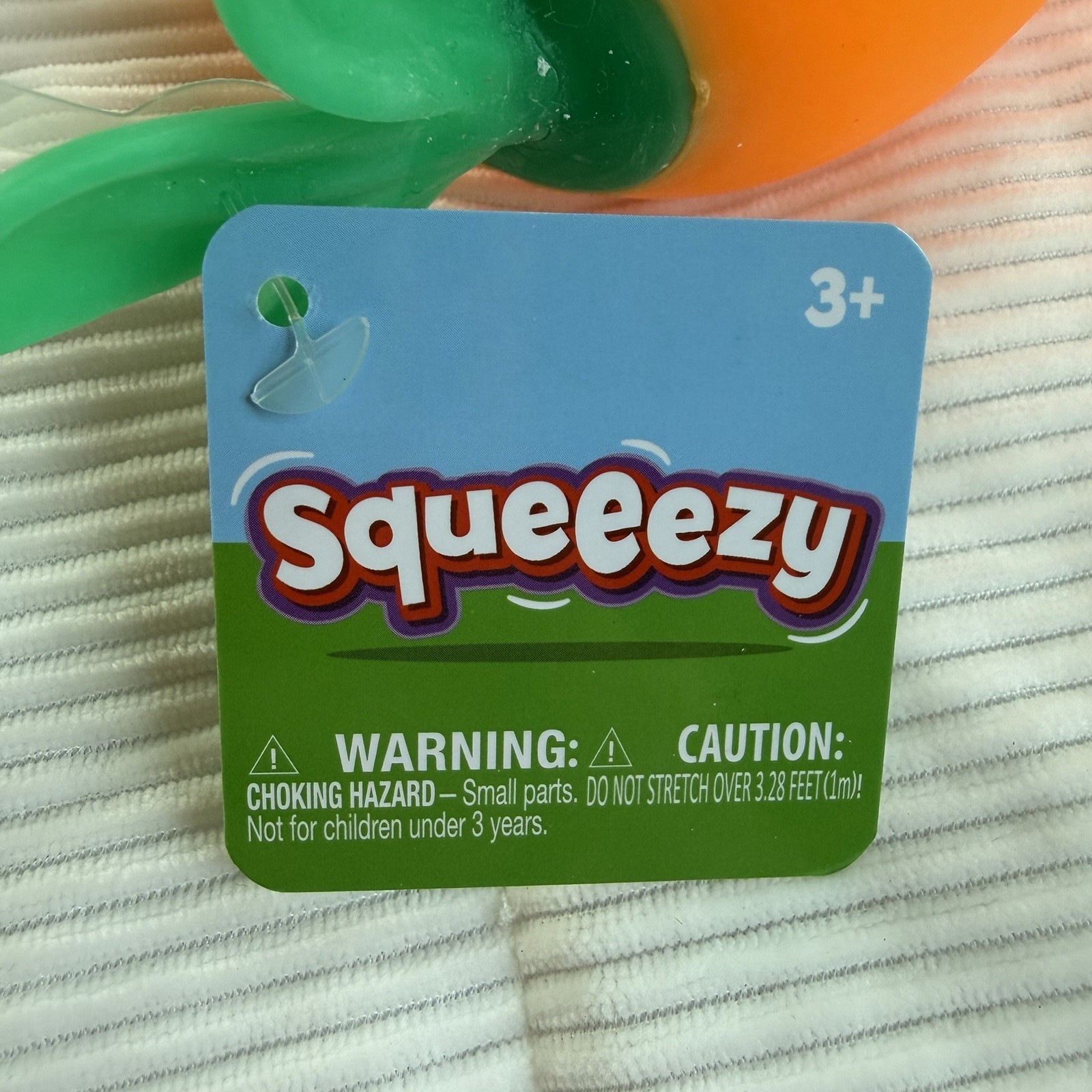Sunny Days Jumbo Squeezy Carrot Orange Squishy Toy Stress Relief Sensory Easter
