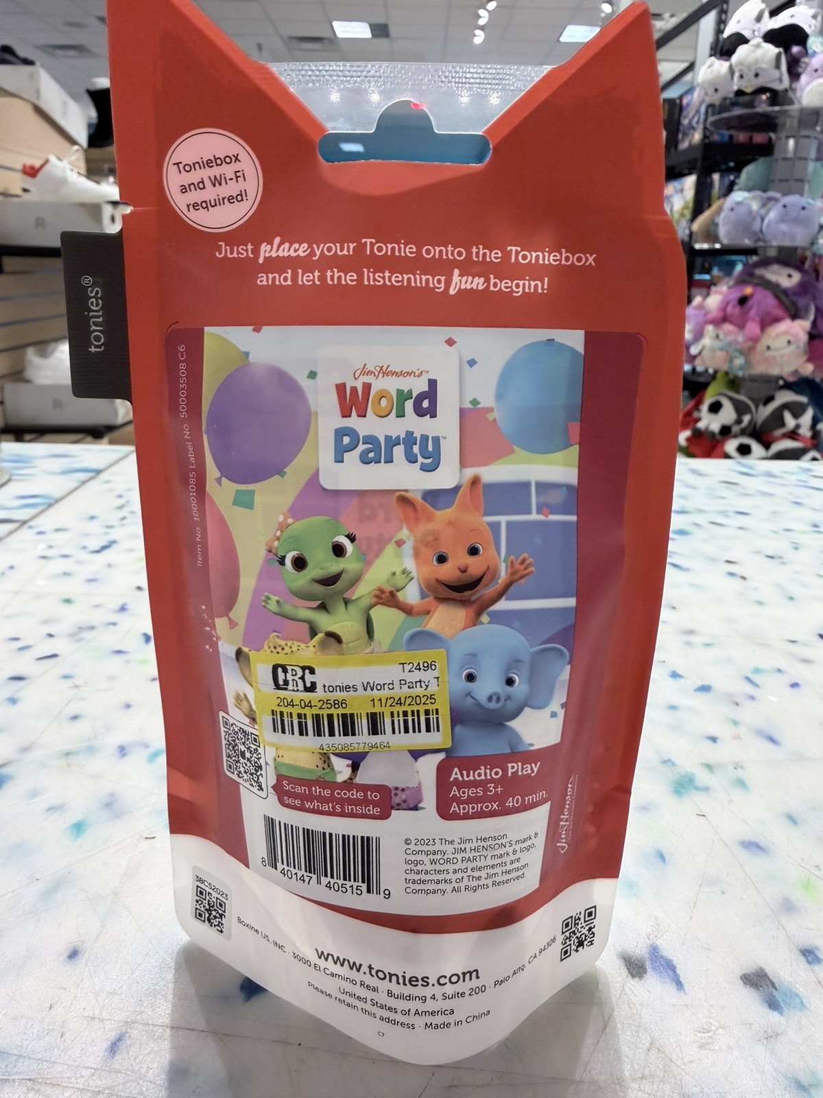 Tonies Word Party Tonie Figurine: Language Skills & Creativity Storybook