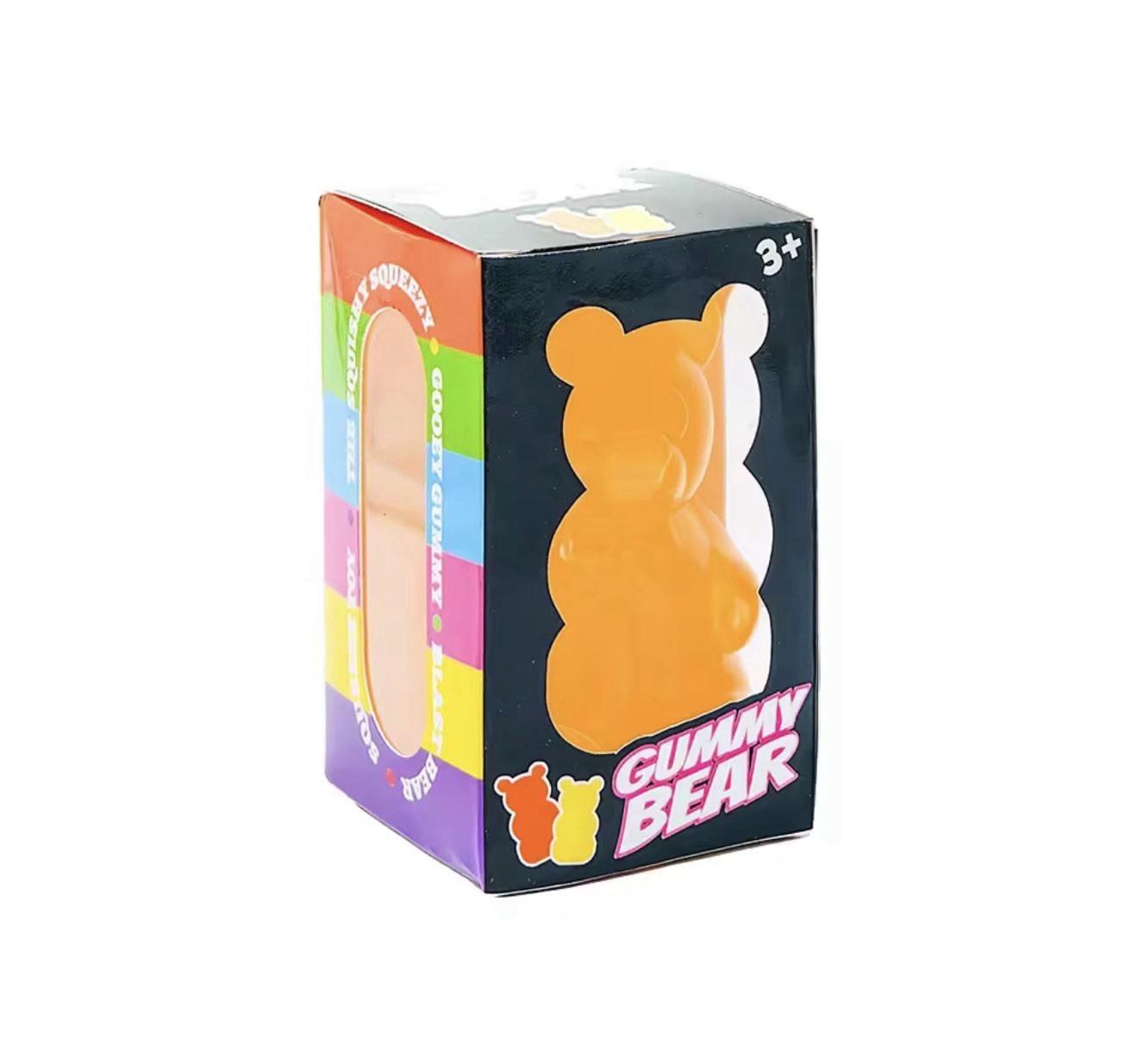 Gummy Bear Tactile Squeeze Toy, Multicolor, Ages 3+ (3-4 Years)
