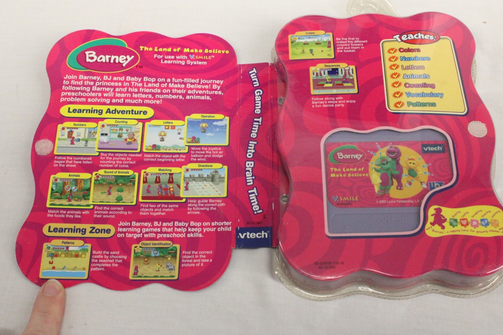 Vtech Vsmile Barney & Friends “The Land of Make Believe” New Sealed Unopened