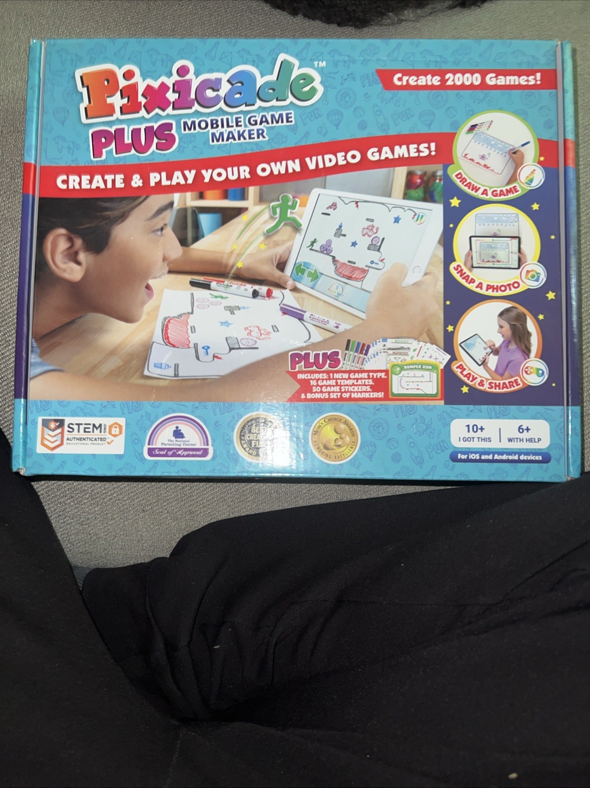 Pixicade Plus Mobile Game Maker – Complete Set Unused