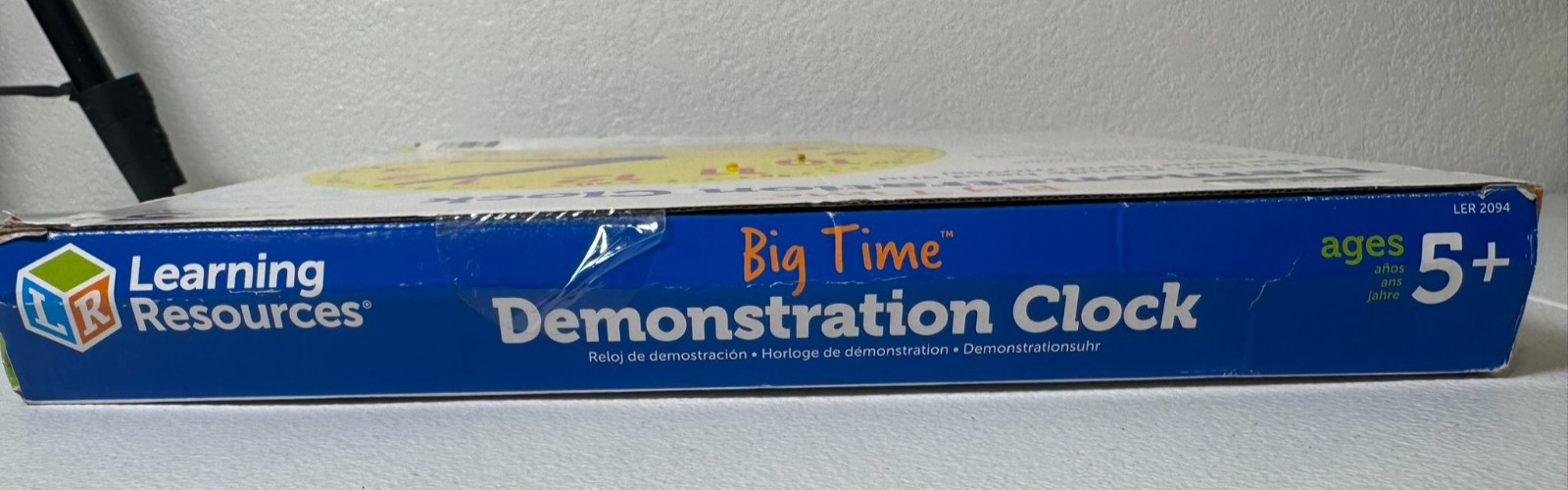 Learning Resources Big Time Demonstration Clock – Teaching Time Learning Tool