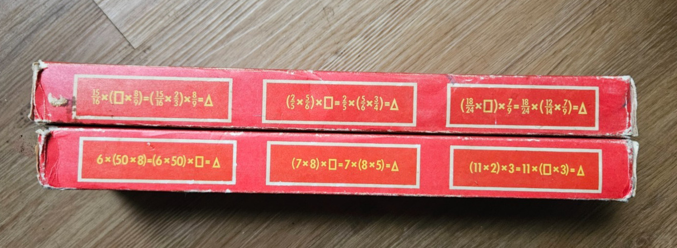 Hayes Modern Mathematics Flash Cards Set 4 & 6 Grades 3-6 1965 Vintage Lot